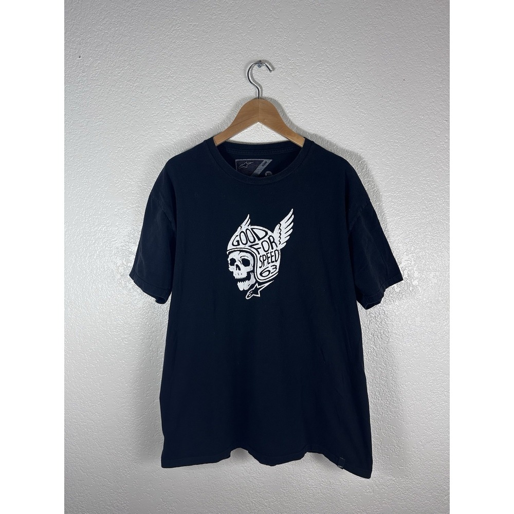 Alpinestars Good For Speed 63 Skull Graphic T-Shirt Black Men's XL